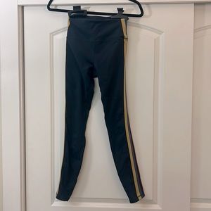 SPIRITUAL GANGSTER Leggings with Colored Stripes